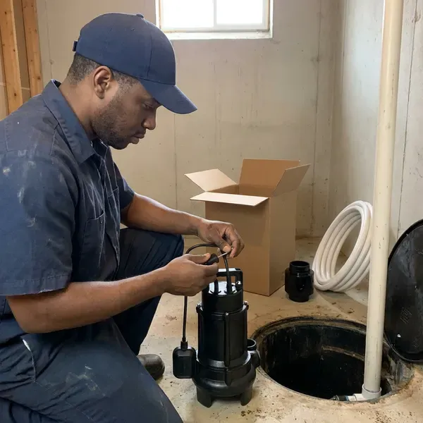 Basement Sump Pump Installation in Box Elder, SD