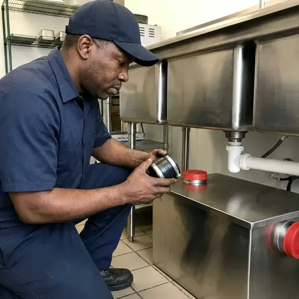Professional grease trap installation, Huron, SD