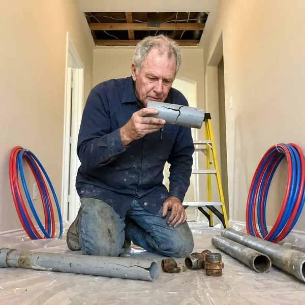 Local polybutylene plumbing replacement by HWR Plumbing, Sioux Falls, SD