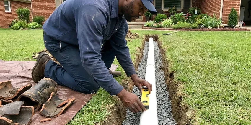 Local trenchless sewer line repair by HWR Plumbing, Sioux Falls